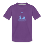 A Savior Has Been Born - Toddler Premium T-Shirt - purple