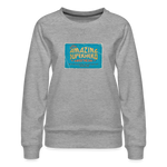 Amazing Superhero - Women’s Premium Sweatshirt - heather grey