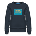 Amazing Superhero - Women’s Premium Sweatshirt - navy