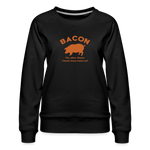 Bacon - Women’s Premium Sweatshirt - black