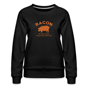 Bacon - Women’s Premium Sweatshirt - black