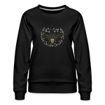 Bee Salt & Light - Women’s Premium Sweatshirt - black