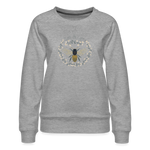 Bee Salt & Light - Women’s Premium Sweatshirt - heather grey