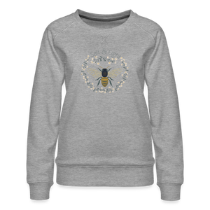 Bee Salt & Light - Women’s Premium Sweatshirt - heather grey