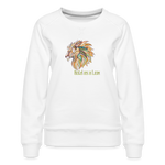 Bold as a Lion - Women’s Premium Sweatshirt - white