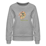 Bold as a Lion - Women’s Premium Sweatshirt - heather grey