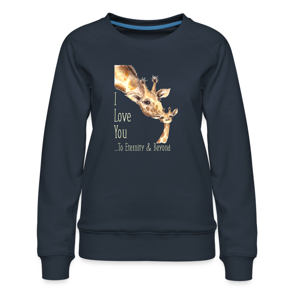 Eternity & Beyond - Women’s Premium Sweatshirt - navy