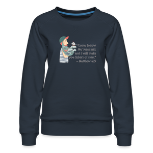 Fishers of Men - Women’s Premium Sweatshirt - navy