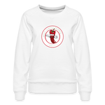 Holy Ghost Pepper - Women’s Premium Sweatshirt - white