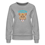 Lioness of God - Women’s Premium Sweatshirt - heather grey