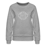 Made in the Image of God - Women’s Premium Sweatshirt - heather grey