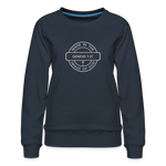 Made in the Image of God - Women’s Premium Sweatshirt - navy