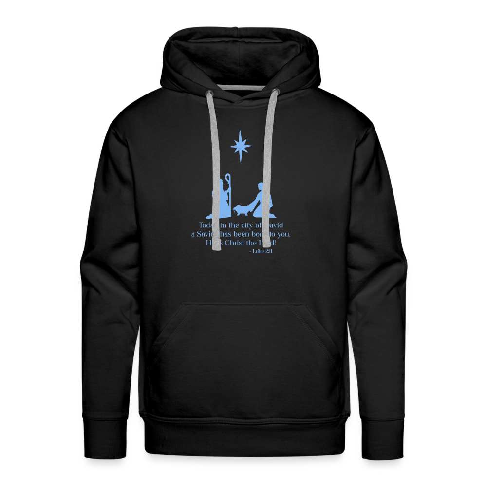 A Savior Has Been Born - Unisex Premium Hoodie - black