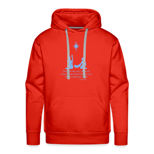 A Savior Has Been Born - Unisex Premium Hoodie - red