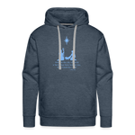 A Savior Has Been Born - Unisex Premium Hoodie - heather denim