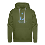 A Savior Has Been Born - Unisex Premium Hoodie - olive green