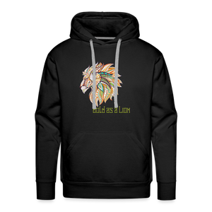 Bold as a Lion - Unisex Premium Hoodie - black