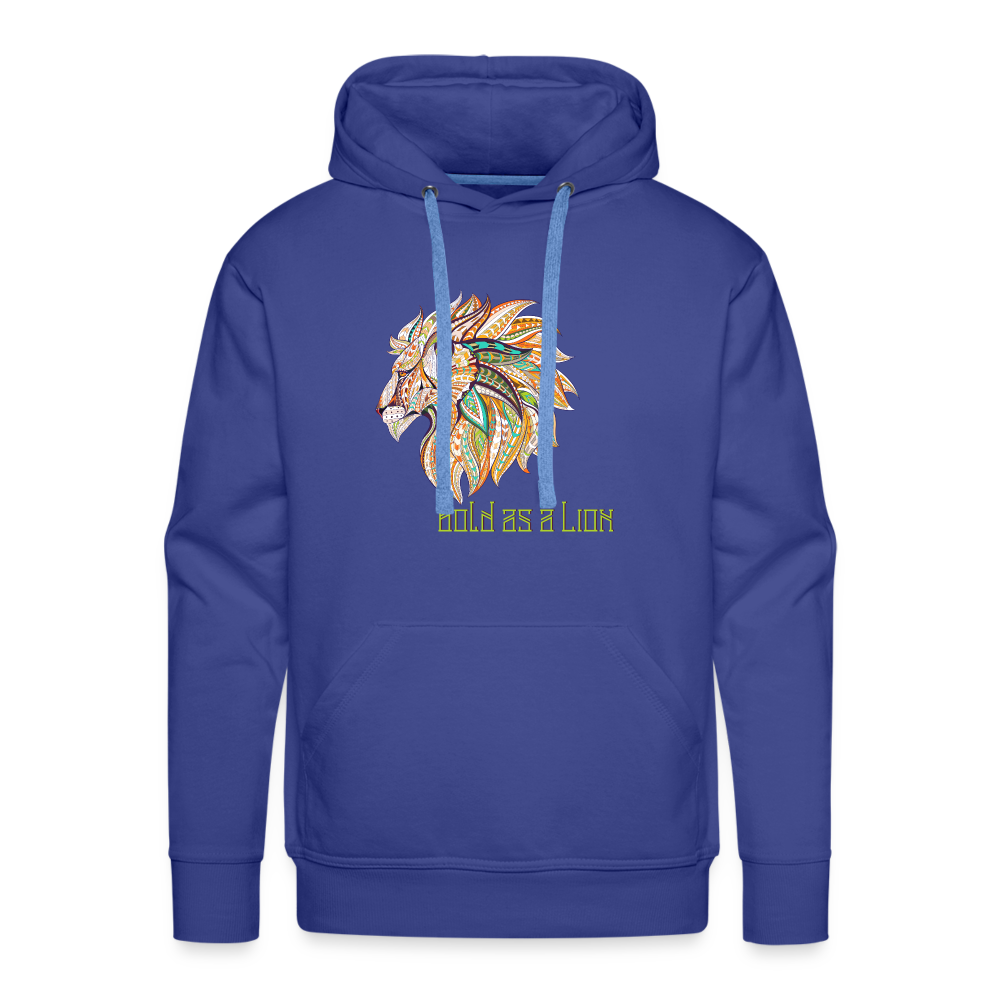 Bold as a Lion - Unisex Premium Hoodie - royal blue