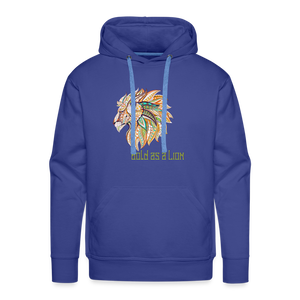 Bold as a Lion - Unisex Premium Hoodie - royal blue