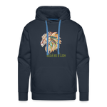 Bold as a Lion - Unisex Premium Hoodie - navy