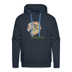 Bold as a Lion - Unisex Premium Hoodie - navy