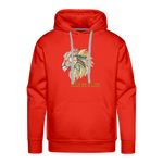 Bold as a Lion - Unisex Premium Hoodie - red