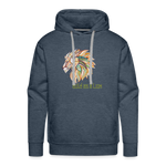 Bold as a Lion - Unisex Premium Hoodie - heather denim
