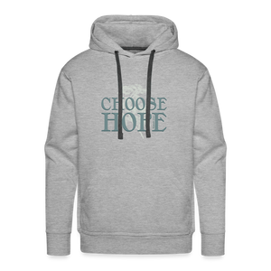 Choose Hope - Unisex Premium Hoodie - heather grey