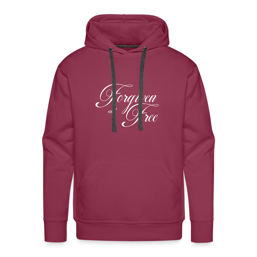 Forgiven & Free - Unisex Premium Hoodie - burgundy