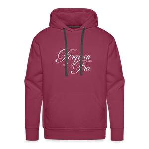 Forgiven & Free - Unisex Premium Hoodie - burgundy