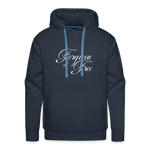 Forgiven & Free - Unisex Premium Hoodie - navy