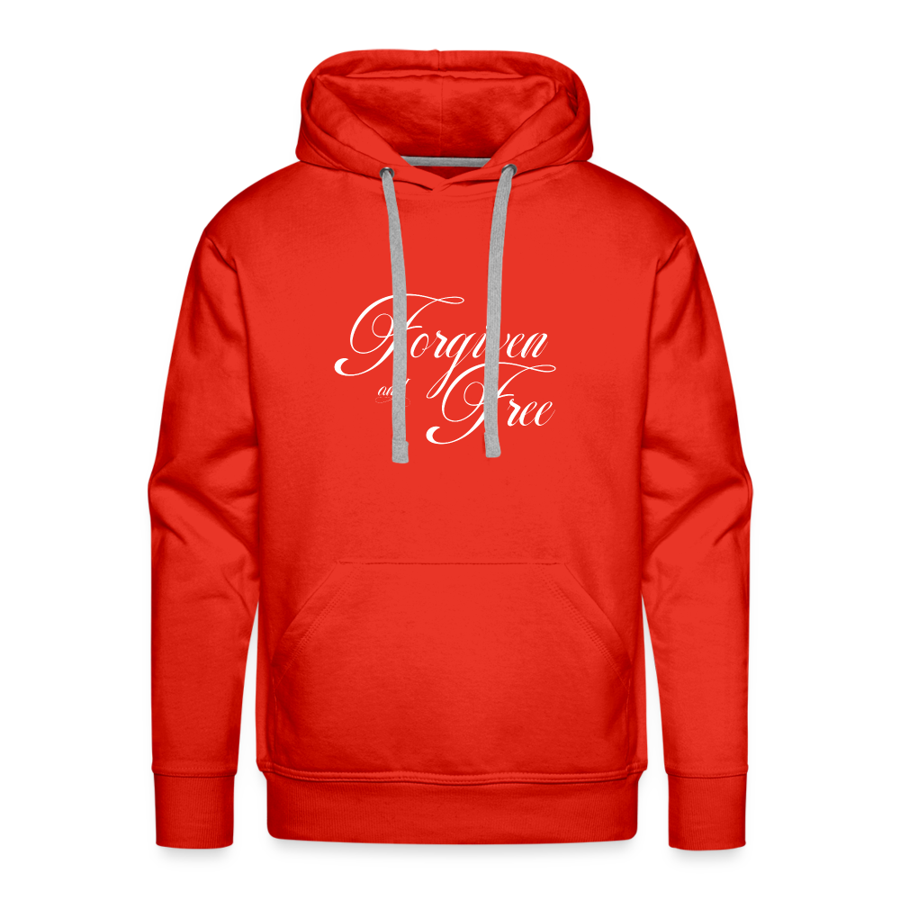 Forgiven & Free - Unisex Premium Hoodie - red