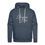 Forgiven & Free - Unisex Premium Hoodie - heather denim