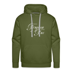 Forgiven & Free - Unisex Premium Hoodie - olive green