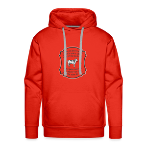 Grass for Cattle - Unisex Premium Hoodie - red