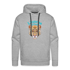 Lioness of God - Unisex Premium Hoodie - heather grey