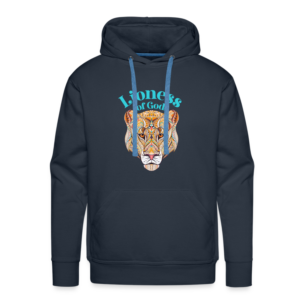 Lioness of God - Unisex Premium Hoodie - navy