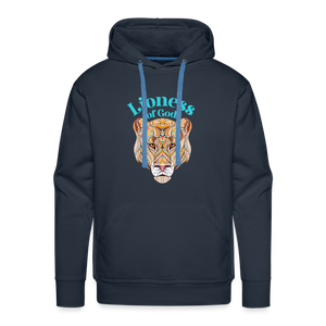 Lioness of God - Unisex Premium Hoodie - navy