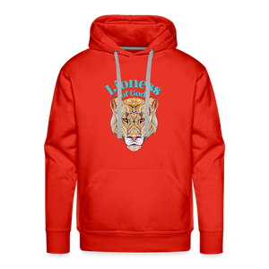 Lioness of God - Unisex Premium Hoodie - red
