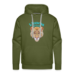 Lioness of God - Unisex Premium Hoodie - olive green