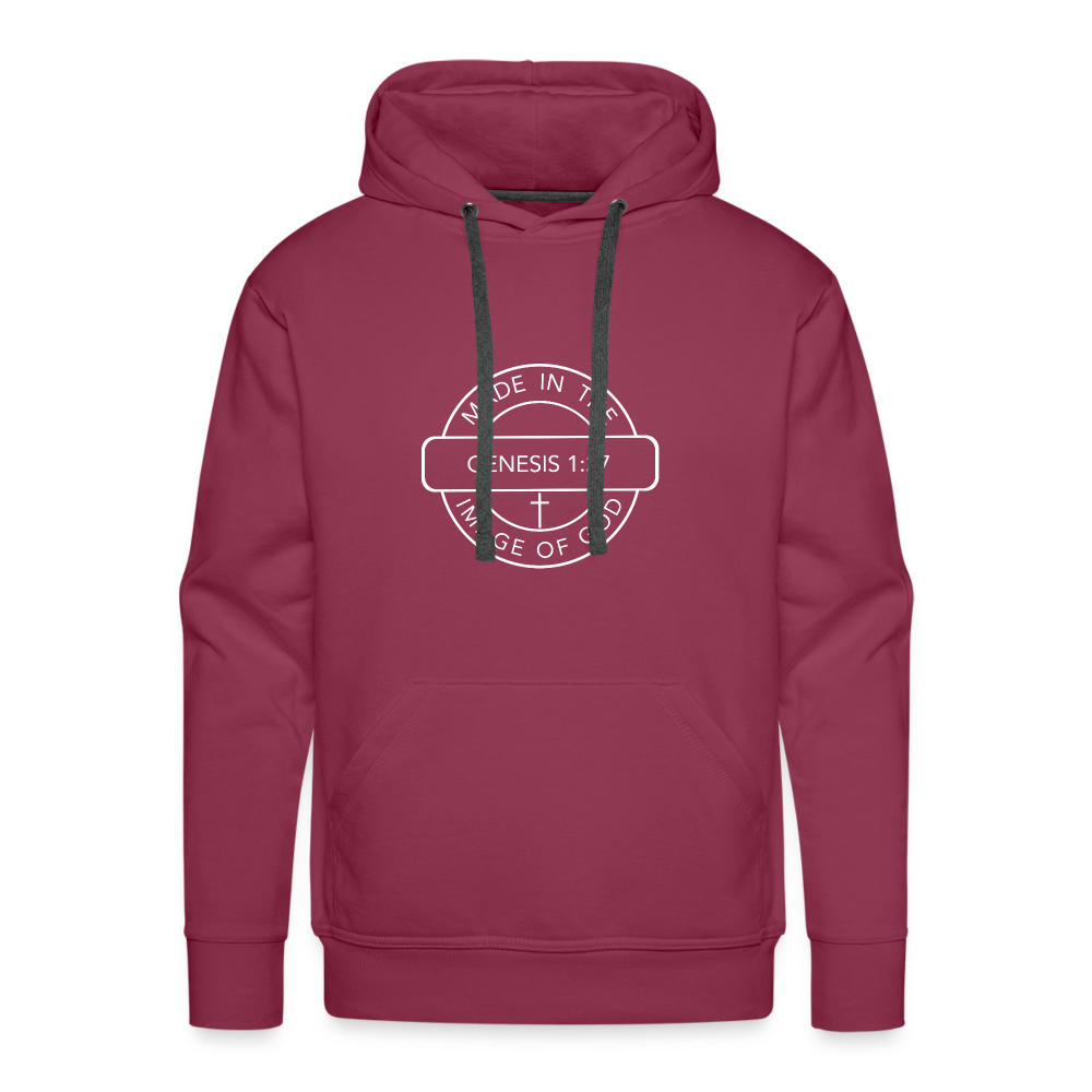 Made in the Image of God - Unisex Premium Hoodie - burgundy