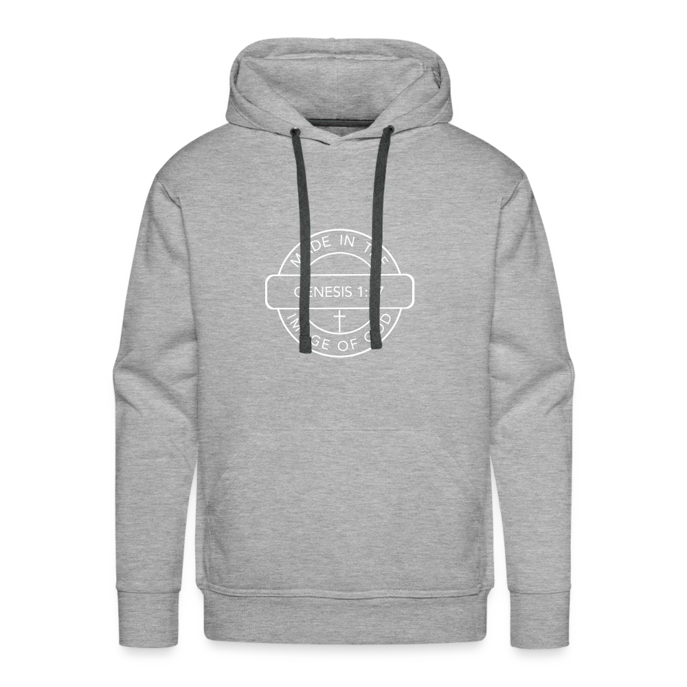 Made in the Image of God - Unisex Premium Hoodie - heather grey