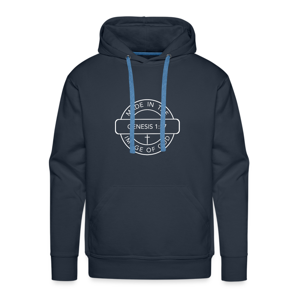 Made in the Image of God - Unisex Premium Hoodie - navy