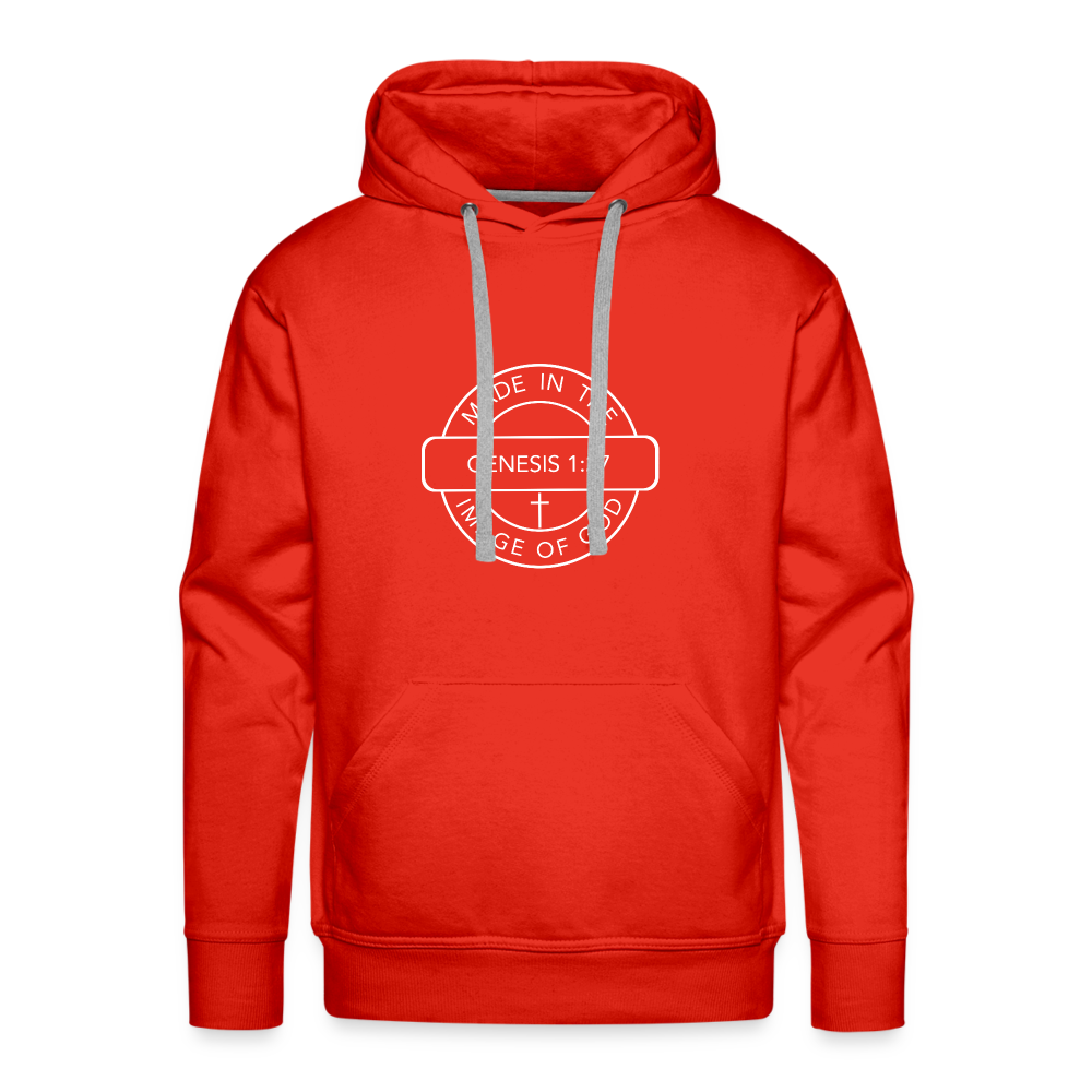 Made in the Image of God - Unisex Premium Hoodie - red
