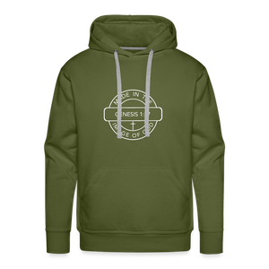 Made in the Image of God - Unisex Premium Hoodie - olive green