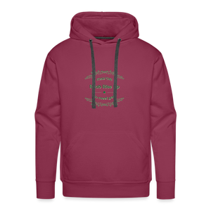 May the Road Rise Up to Meet You - Unisex Premium Hoodie - burgundy