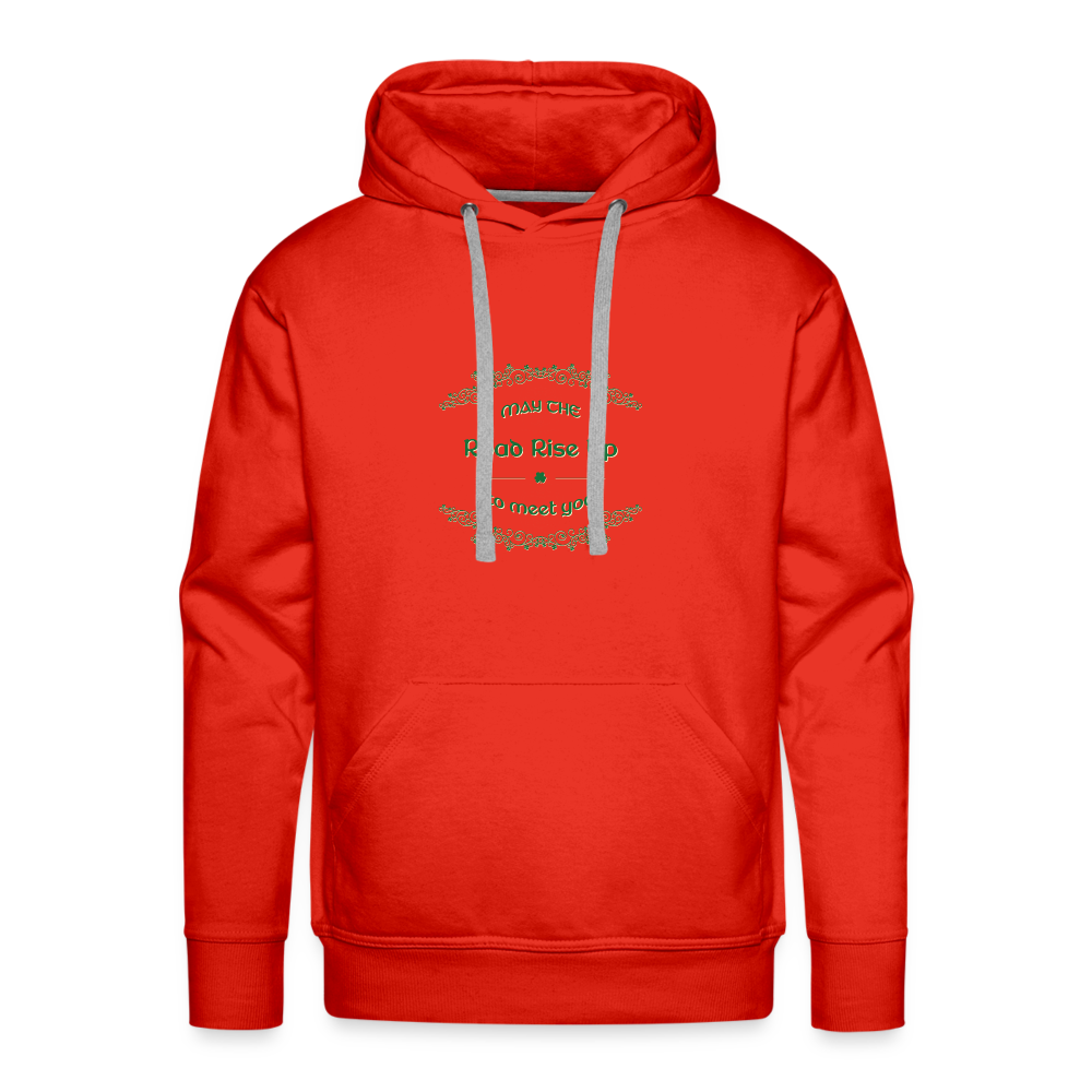 May the Road Rise Up to Meet You - Unisex Premium Hoodie - red