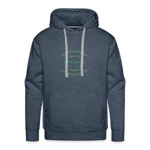 May the Road Rise Up to Meet You - Unisex Premium Hoodie - heather denim