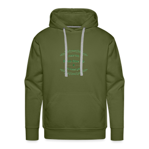May the Road Rise Up to Meet You - Unisex Premium Hoodie - olive green