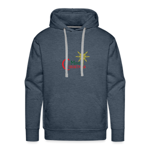 Merry Christmas - Unisex Premium Hoodie - heather denim